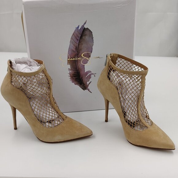 Jessica Simpson Wicasa Zipper Boot Style Pumps - Picture 1 of 8